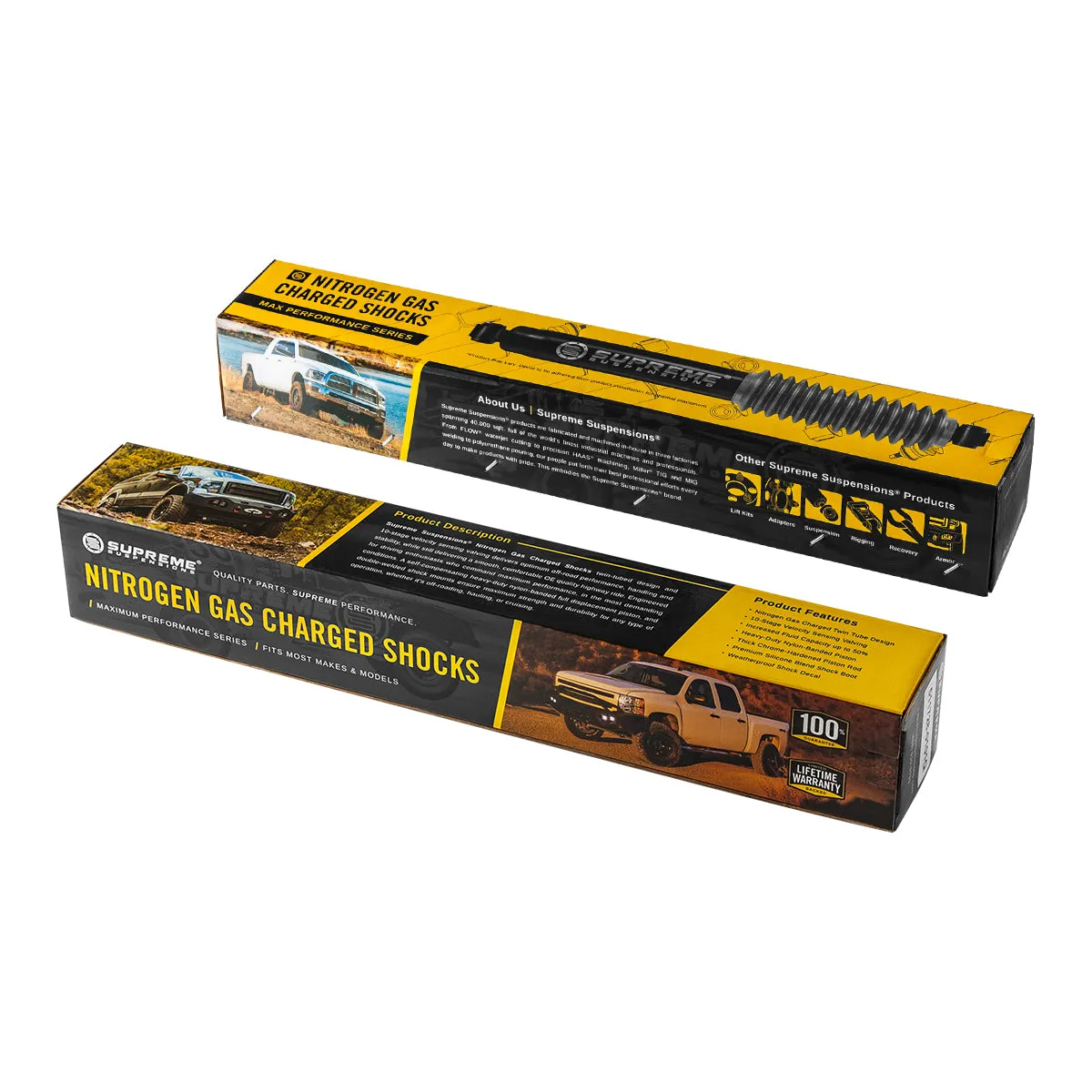 1999-2004 Jeep Grand Cherokee WJ 2WD 4WD Supreme Suspensions® MAX Performance Front Shock Absorbers