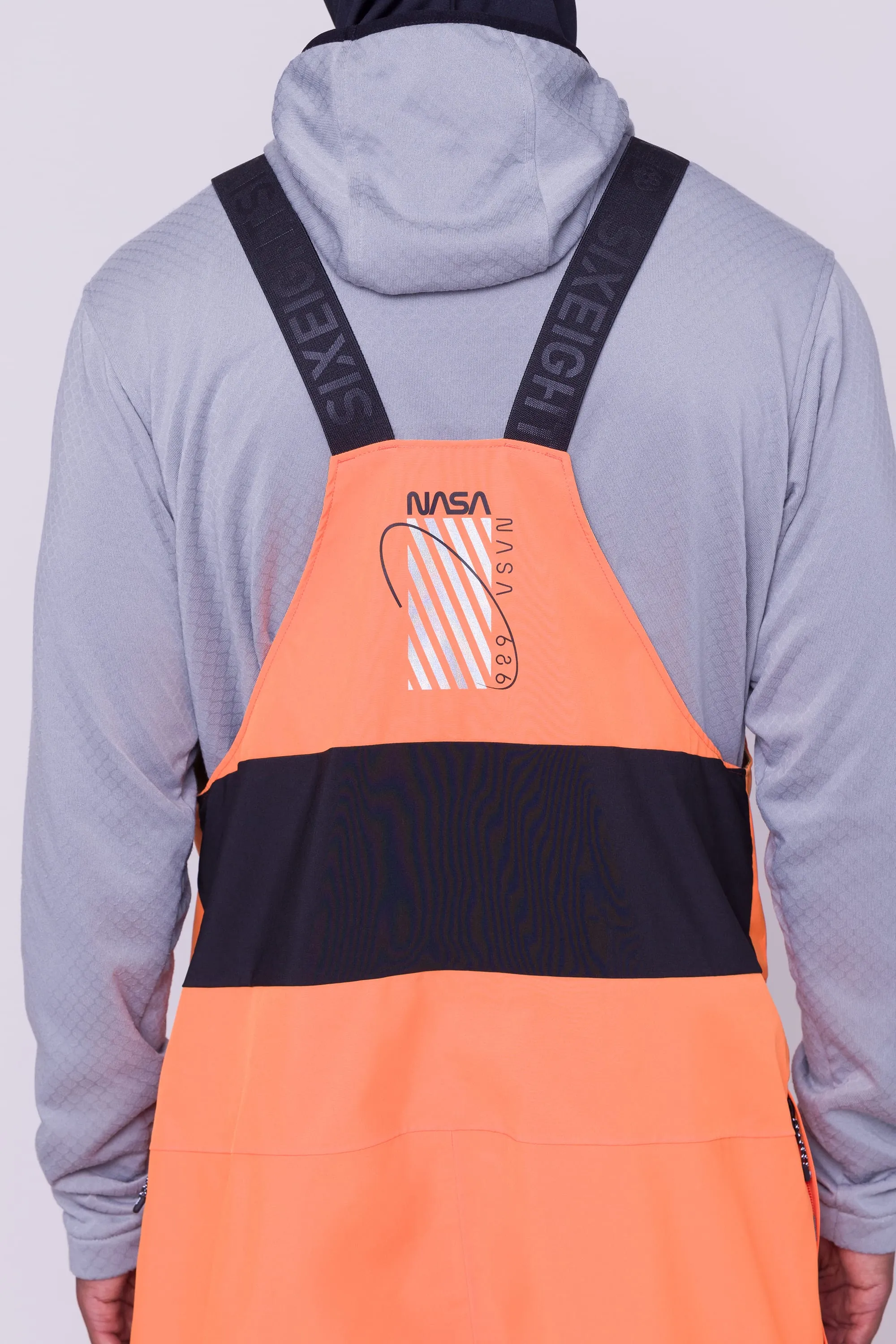 686 Exploration Bib Pants Mens NASA Orange Black