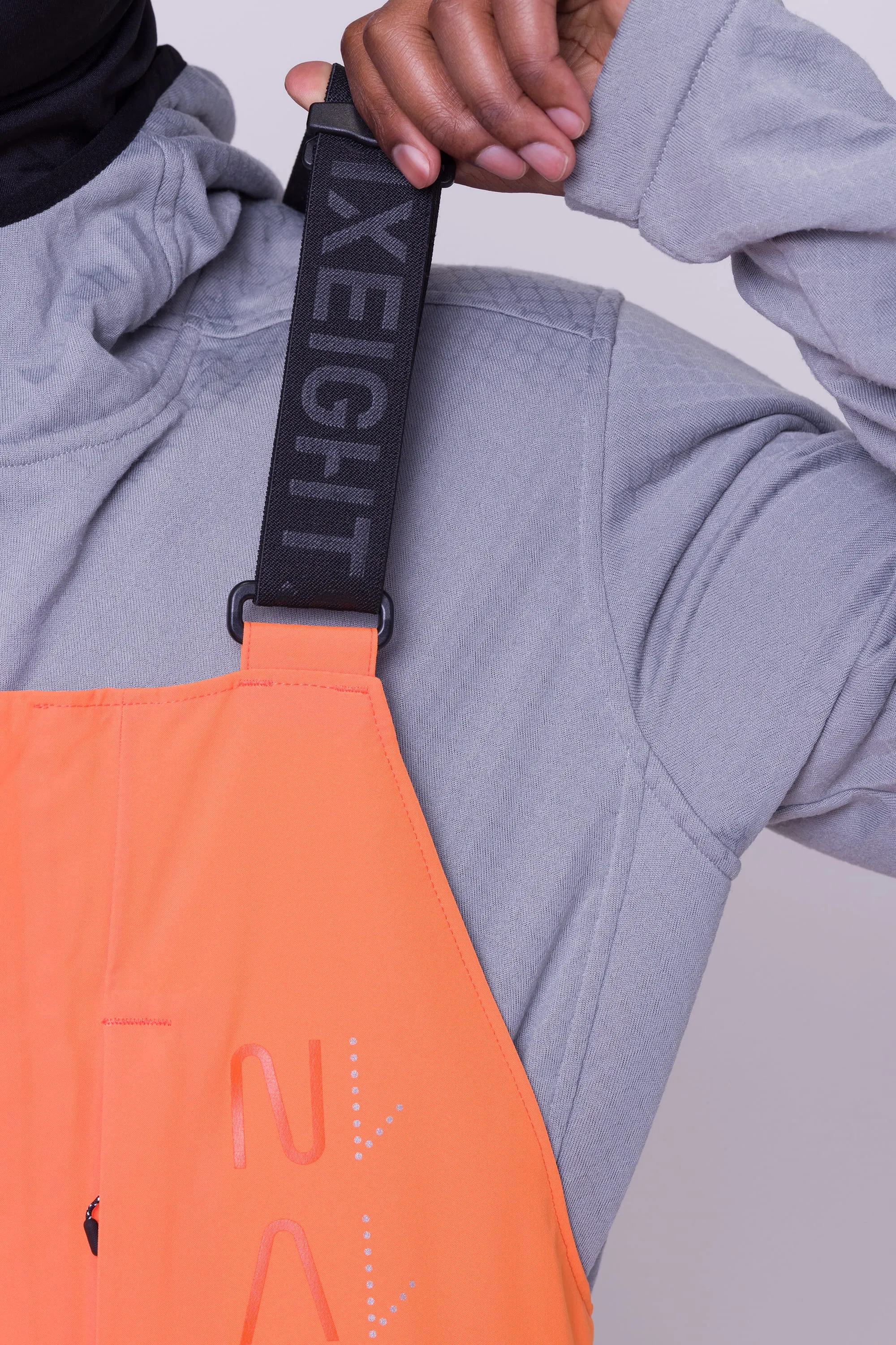 686 Exploration Bib Pants Mens NASA Orange Black