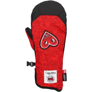 686 Womens Revel Mitt Keith Haring Red 2025