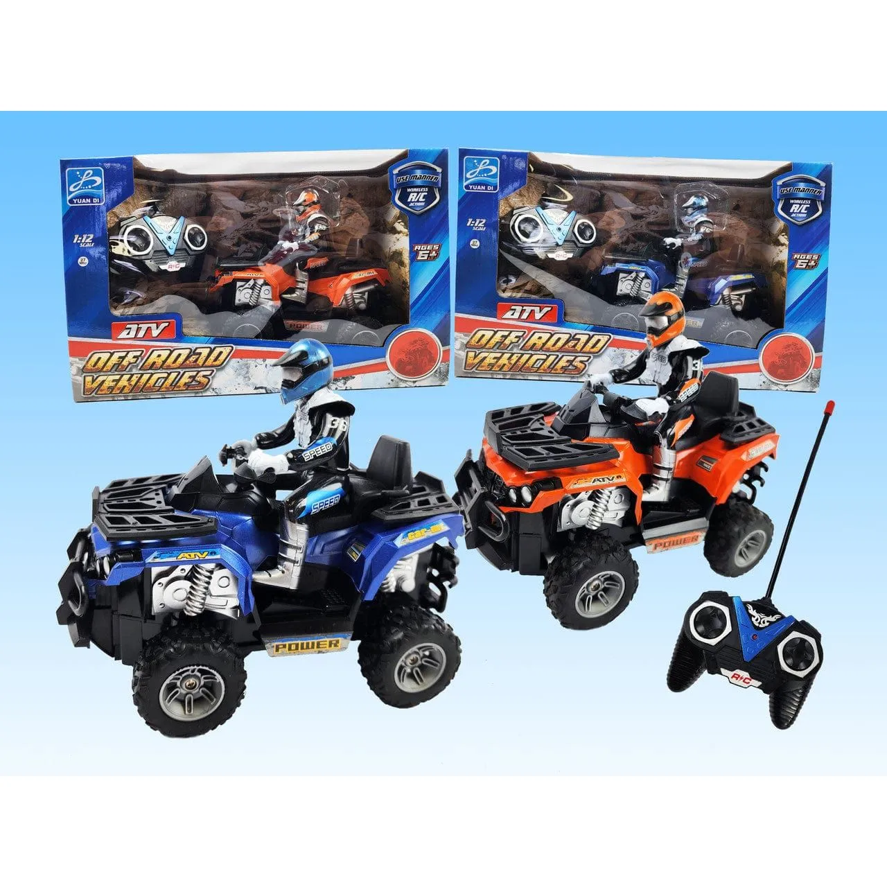 7" R/C 4-Wheeler ATV