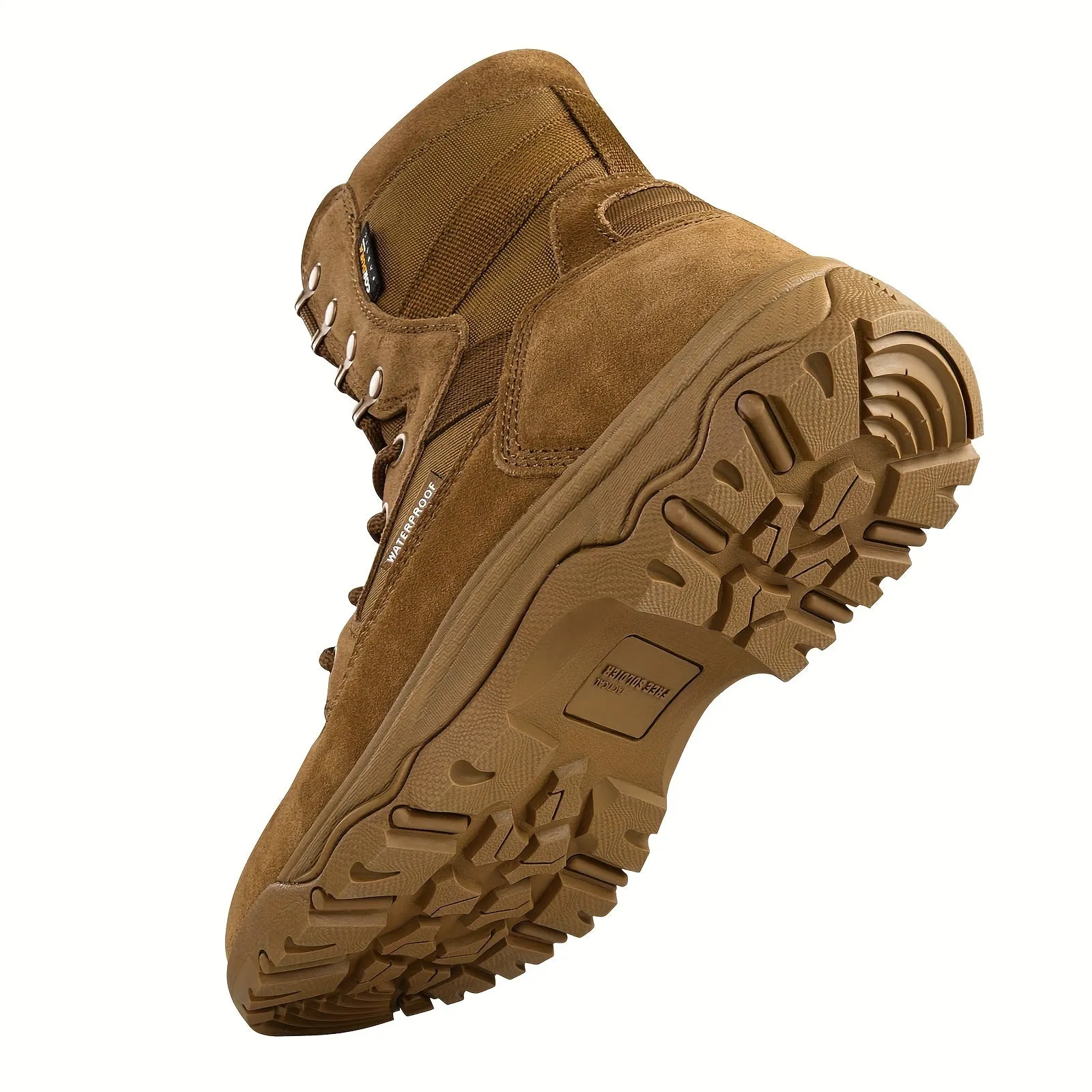 8-Inch High-Top Trekking Boots - Durable, Non-Slip, Water-Repellent Outdoor Boots
