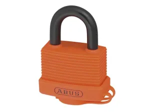 ABUS Mechanical 70Al/45Mm Aluminium Padlock Orange Keyed Alike 6401
