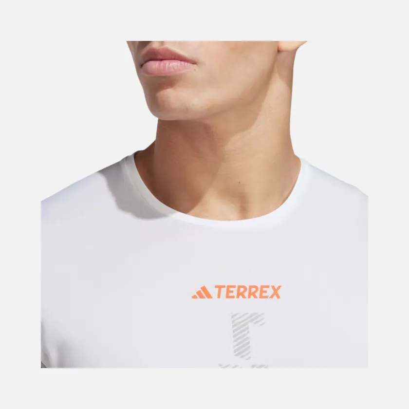 Adidas Terrex Agravic Trail Men's Running T-shirt -White