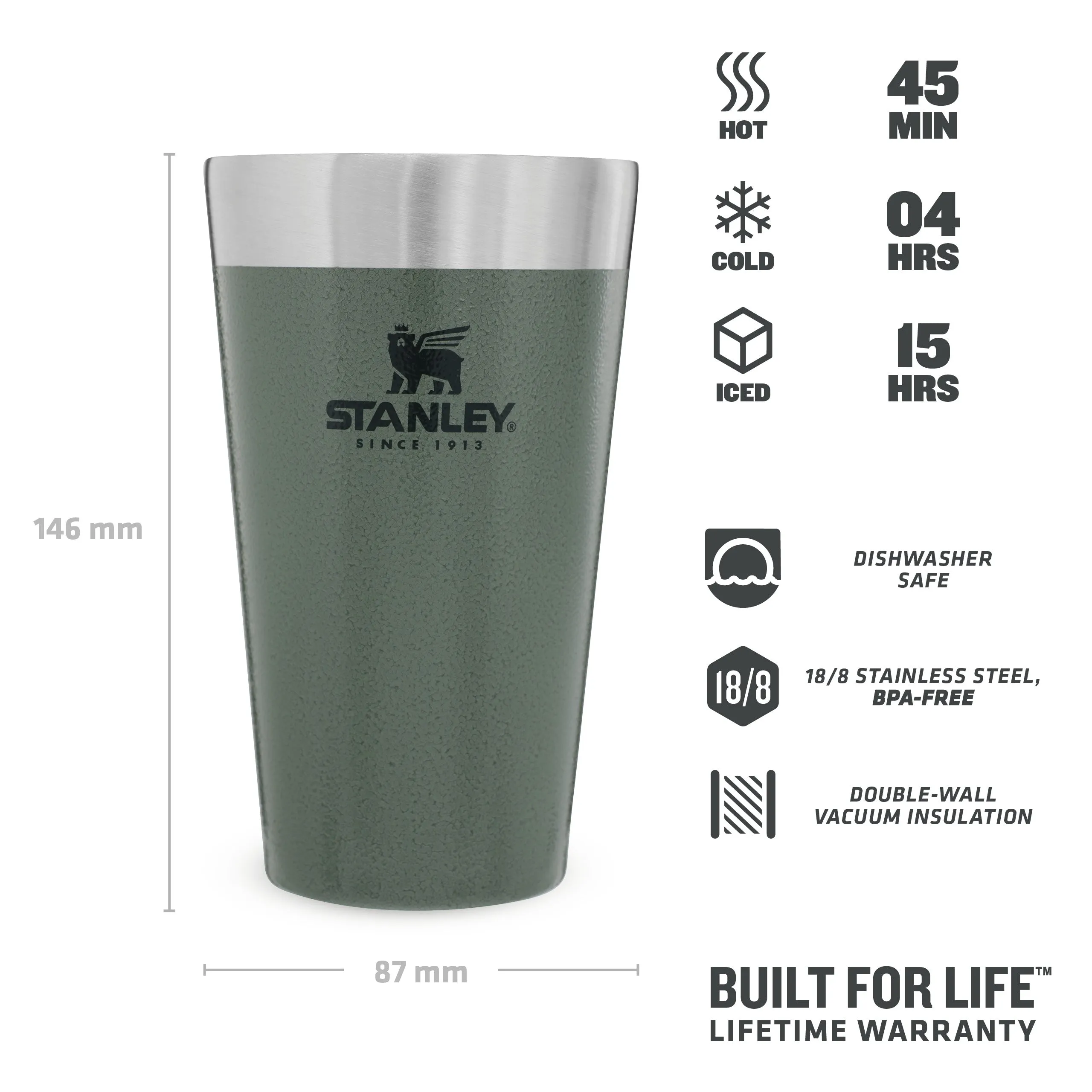 Adventure Stacking Beer Pint | 0.47L