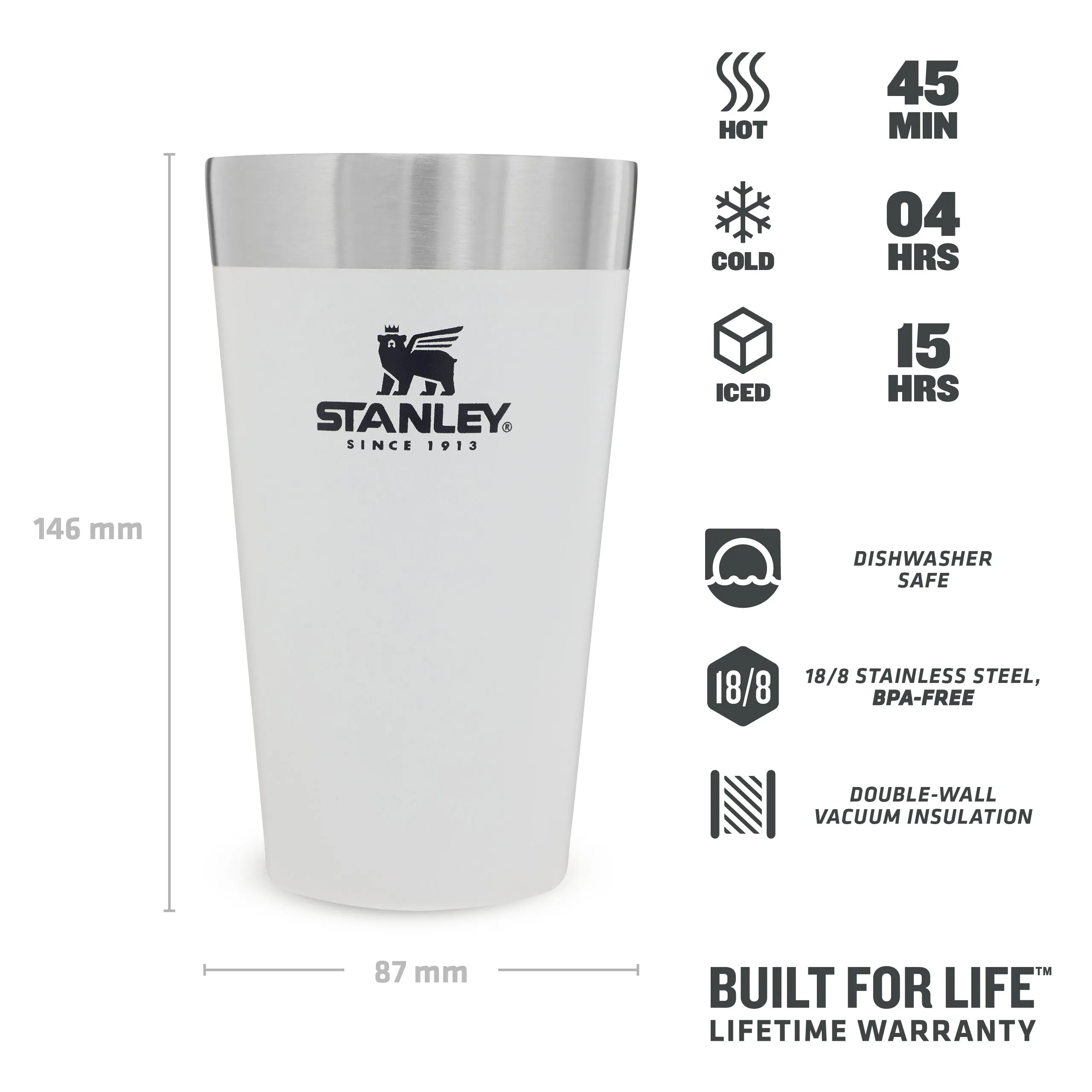 Adventure Stacking Beer Pint | 0.47L