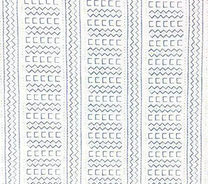 Alan Campbell Fabric: Beau Rivage - Custom Dark Magenta on White Suncloth