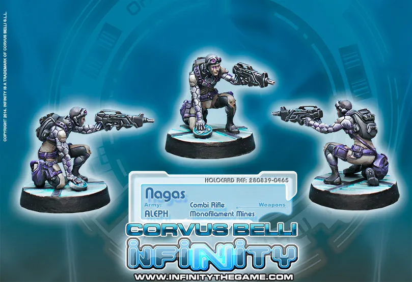 Aleph: Nagas (Combi Rifle, Monofilament Mines)