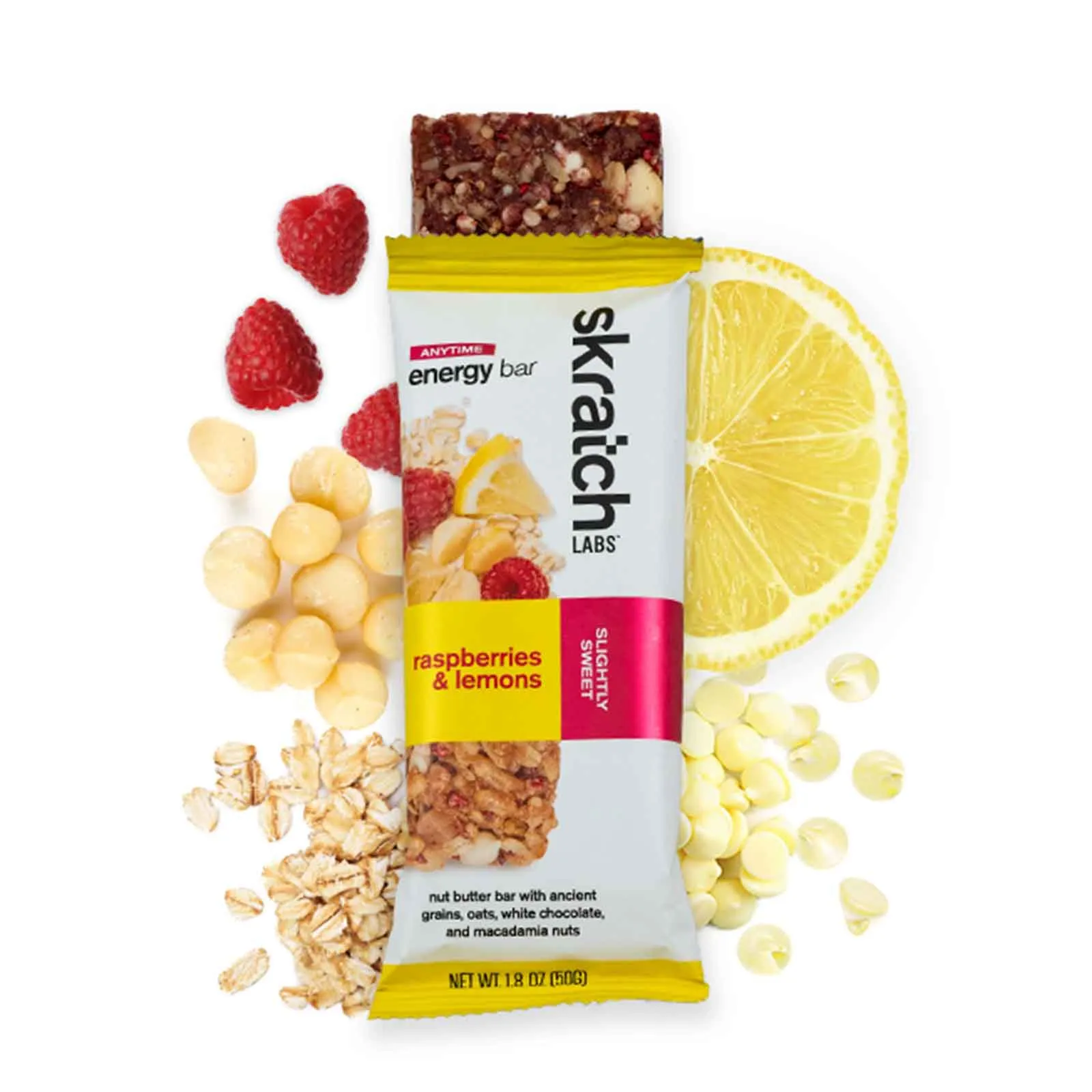 Anytime Energy Bar, Raspberries and Lemons
