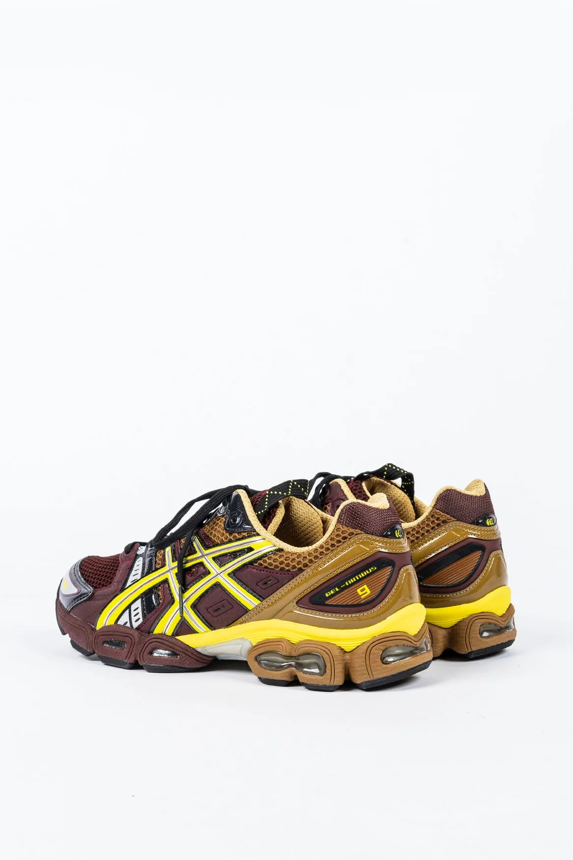 ASICS UB3-S GEL NIMBUS 9 RUM RAISIN GREEN SHEEN