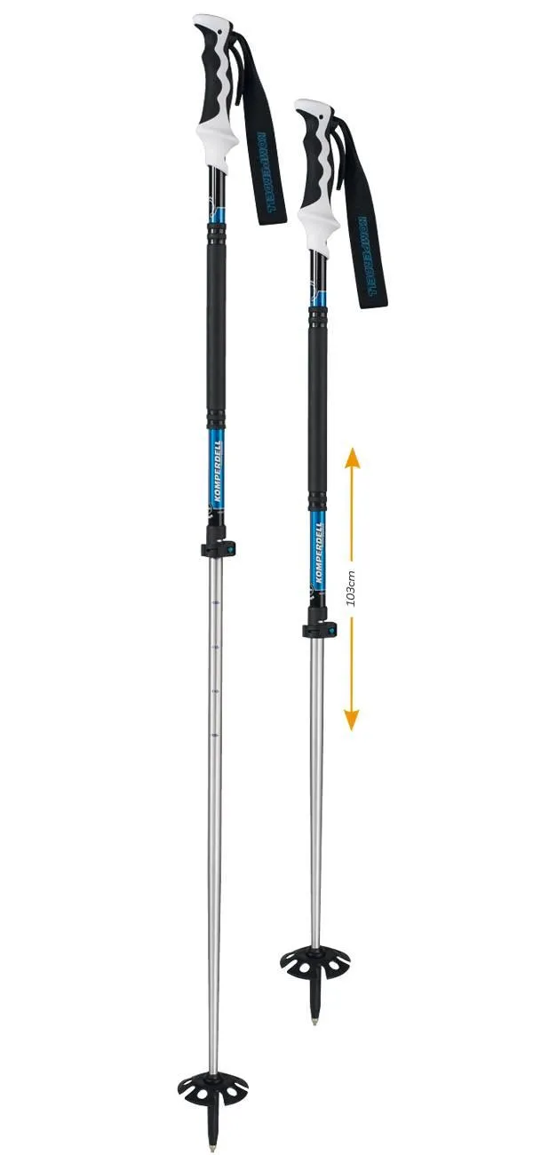 Bastones Trekking  Elevation Titanal PL Azul