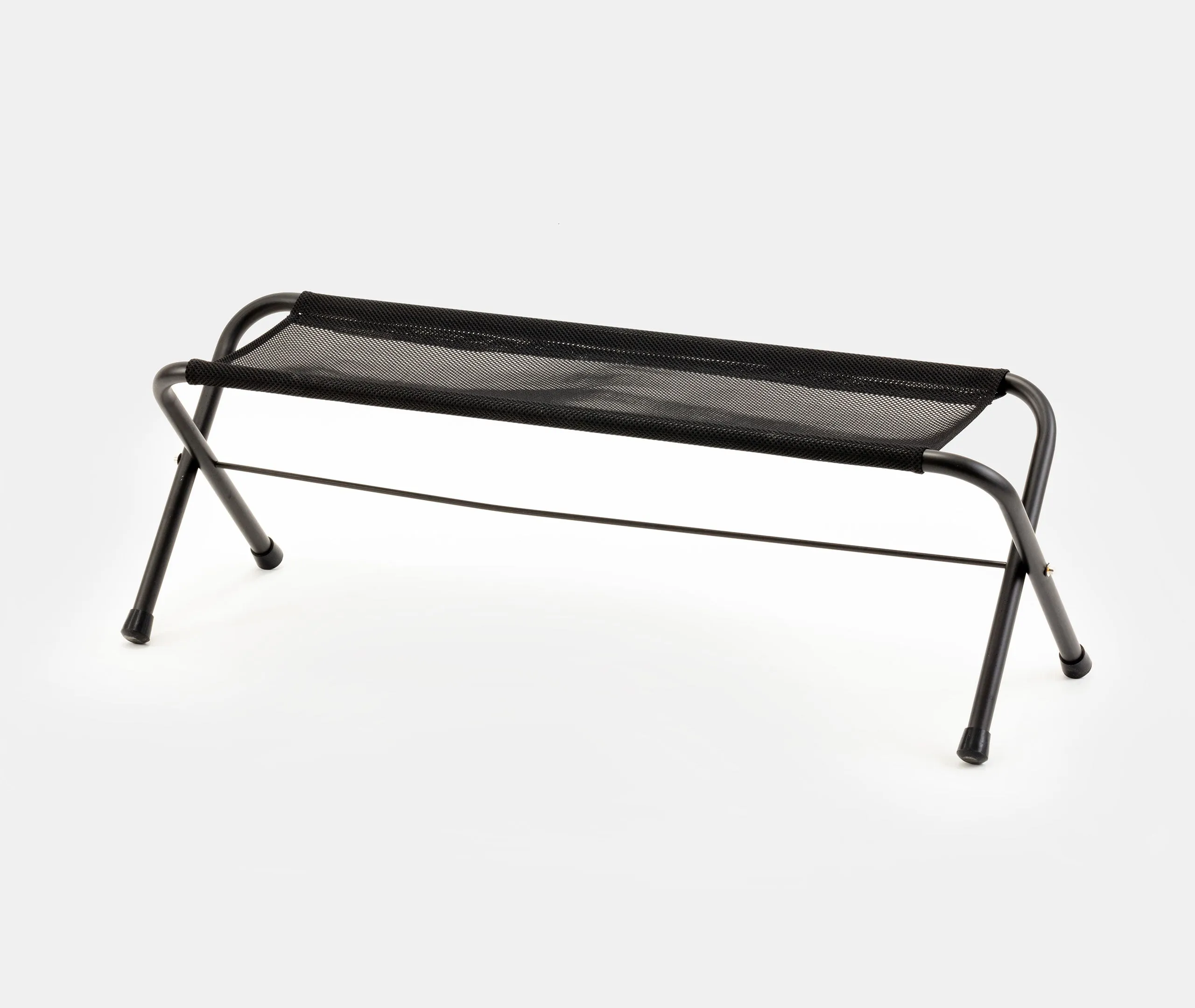 Black Mesh FD Folding Camping Bench