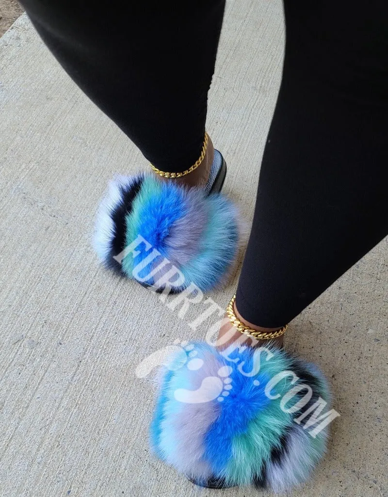BLUE STRIPES FOXY