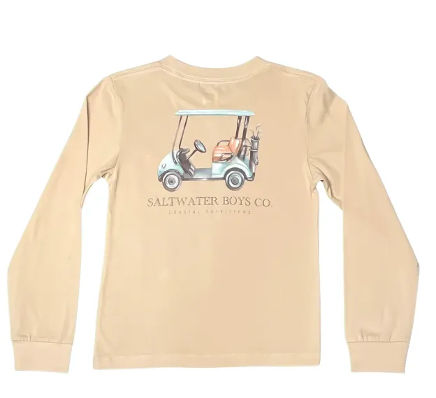 Boys Golf Cart L/S Graphic Tee