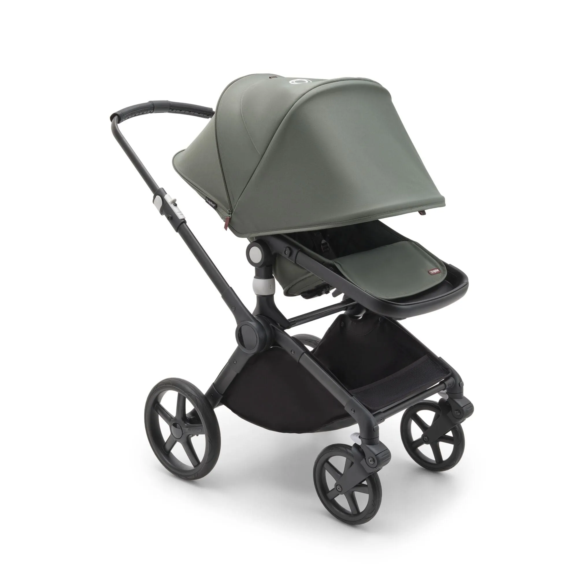 Bugaboo Fox Cub Aton B2 Travel System - Black/Forest Green