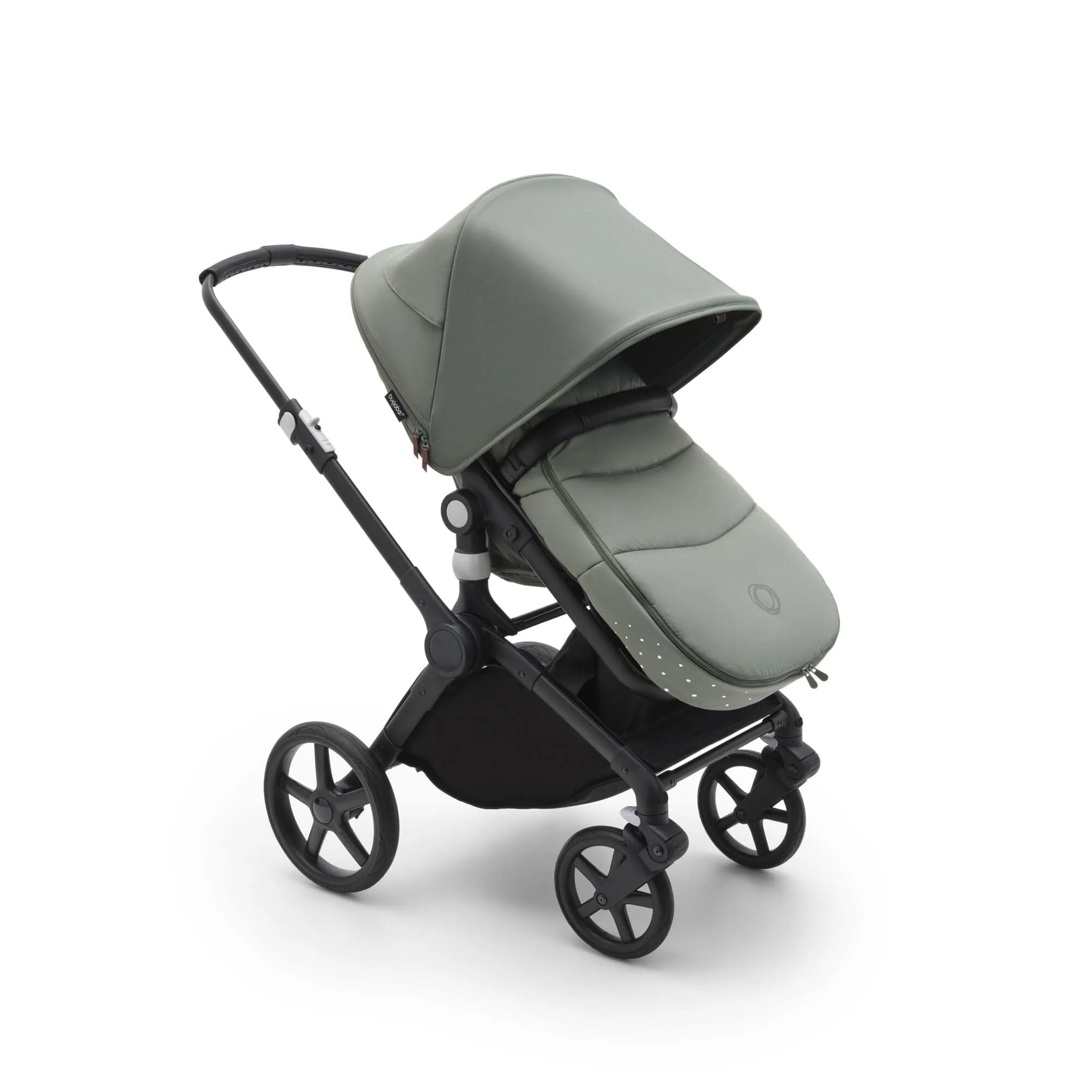 Bugaboo Fox Cub Aton B2 Travel System - Black/Forest Green