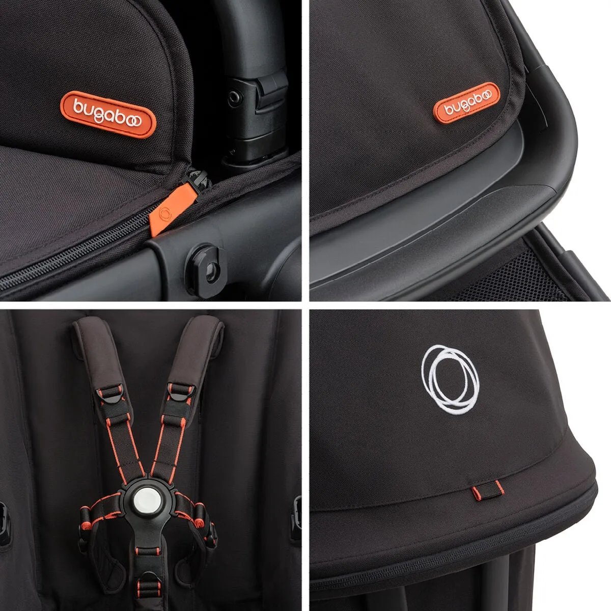 Bugaboo Fox Cub Cloud T Travel System - Black/Stormy Blue