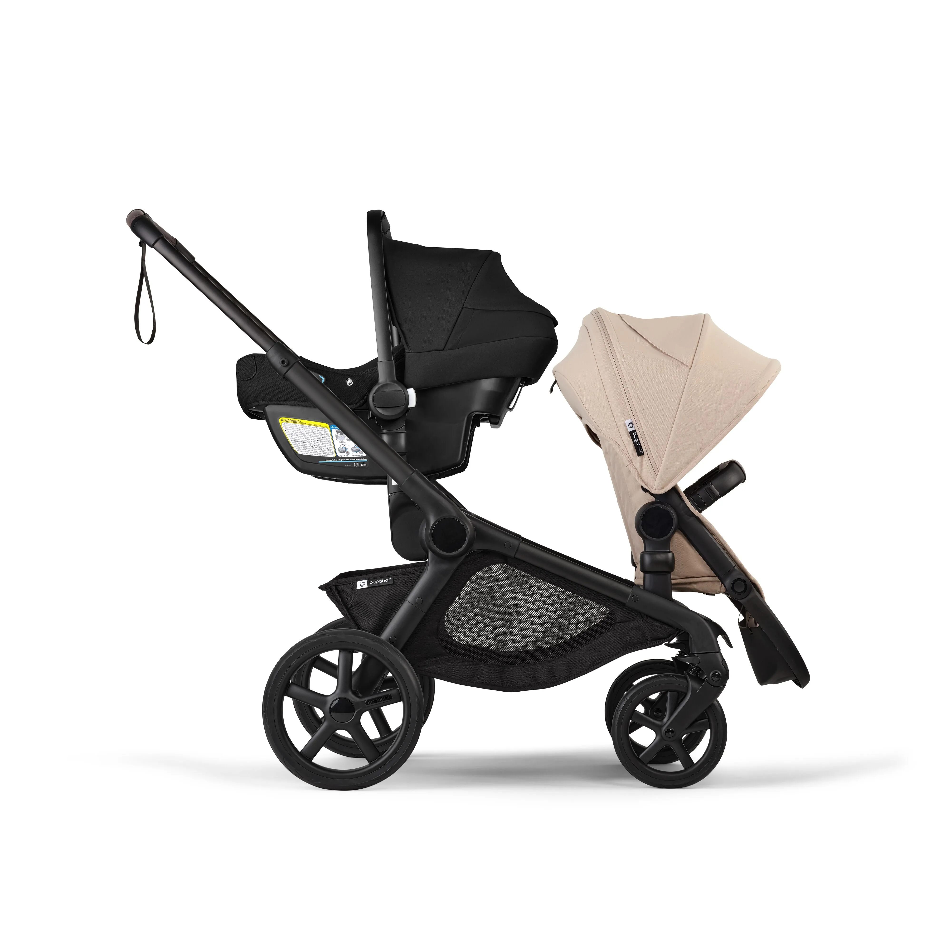 Bugaboo Kangaroo Sibling Seat - Black/Desert Taupe