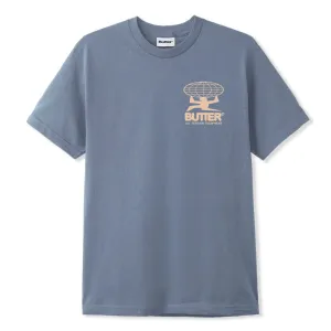 BUTTER GOODS ALL TERRAIN TEE - SLATE BLUE