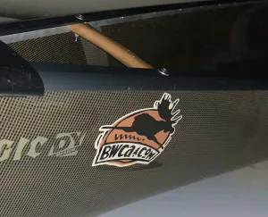 BWCA Flying Moose Canoe Decal