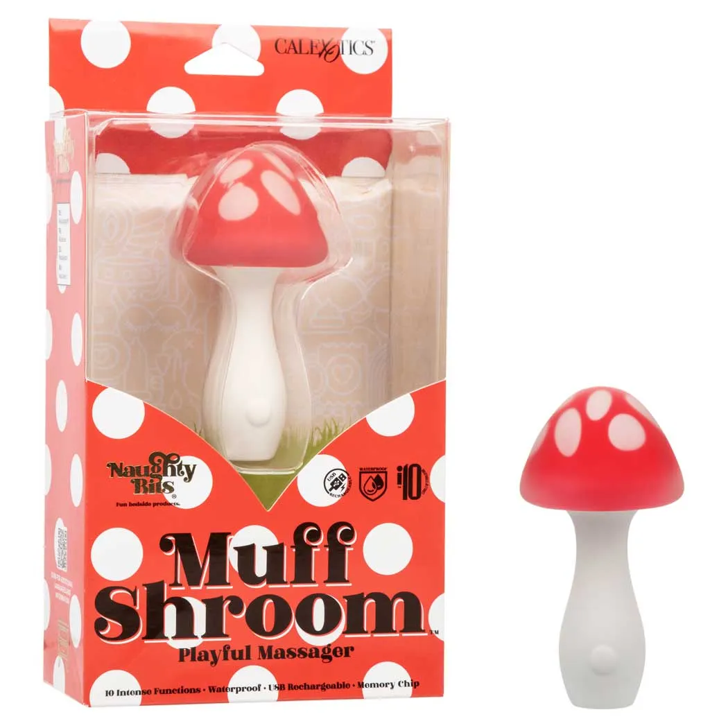 CalExotics Naughty Bits Muff Shroom Playful Massager Vibrator