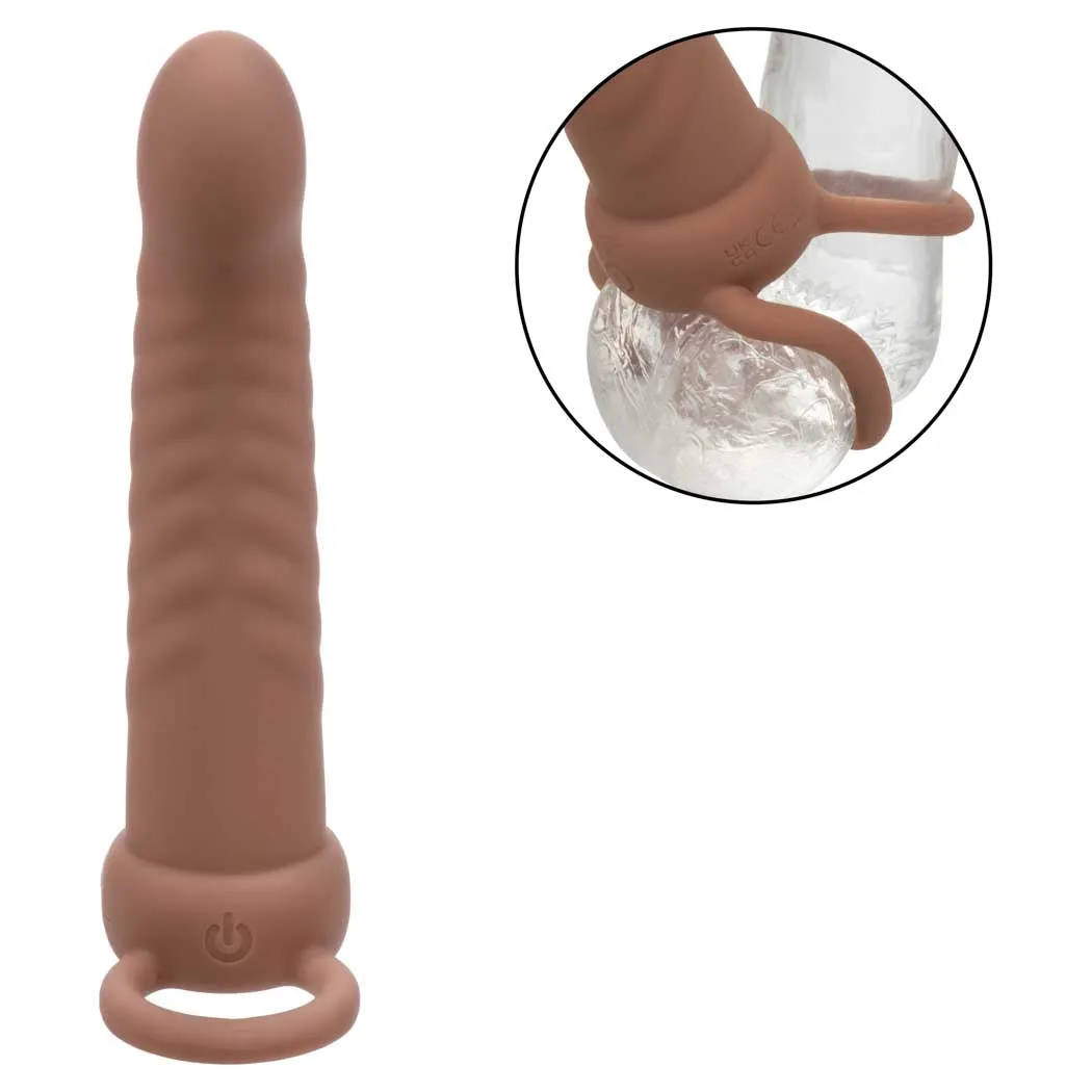 CalExotics Performance Maxx Rechargeable Ribbed Dual Penetrator