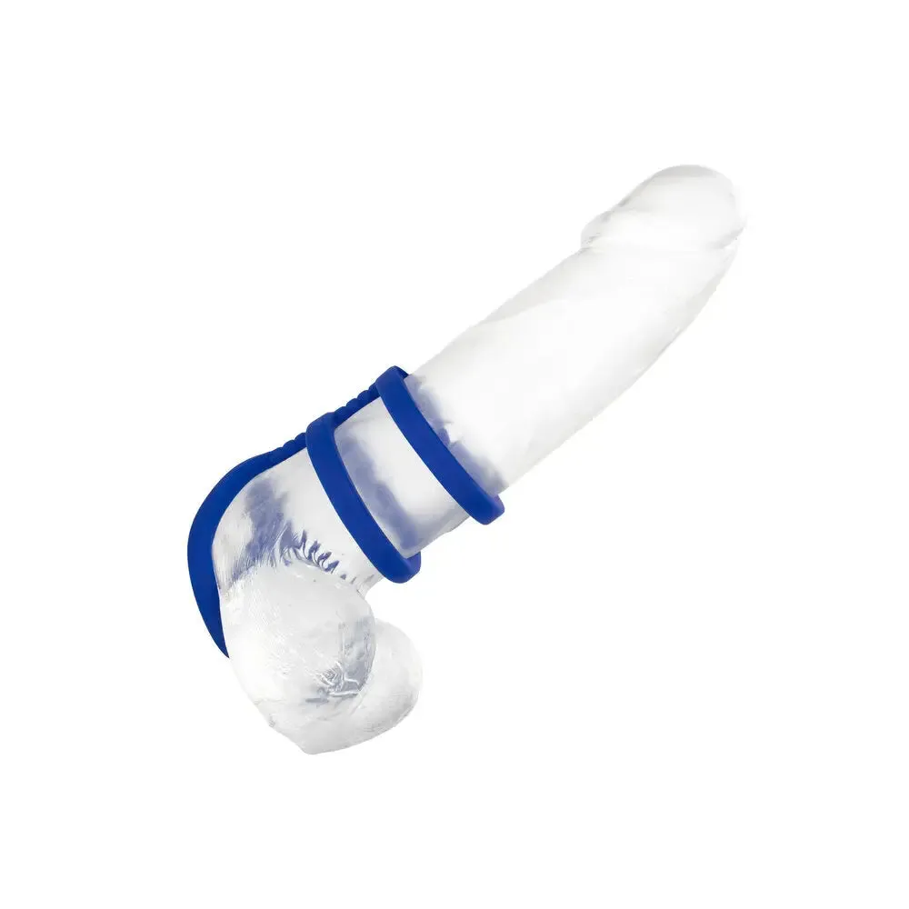 California Exotic Silicone Blue Waterproof Triple Cock Cage