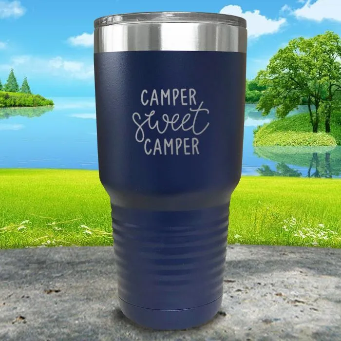 Camper Sweet Camper Engraved Tumbler