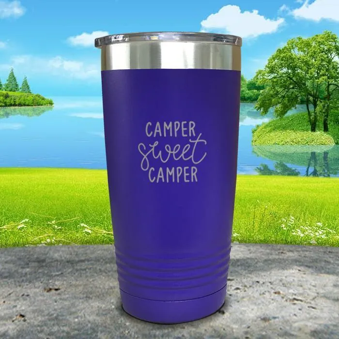 Camper Sweet Camper Engraved Tumbler