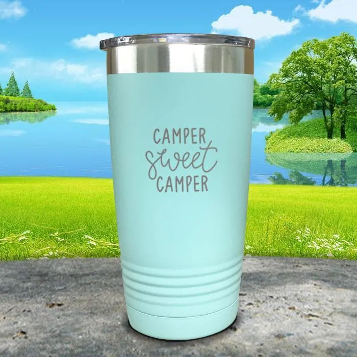 Camper Sweet Camper Engraved Tumbler