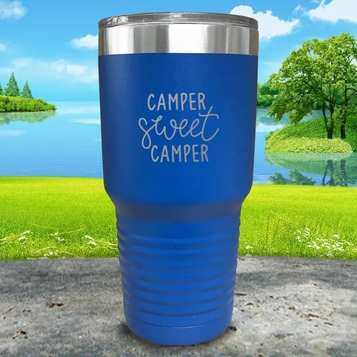 Camper Sweet Camper Engraved Tumbler