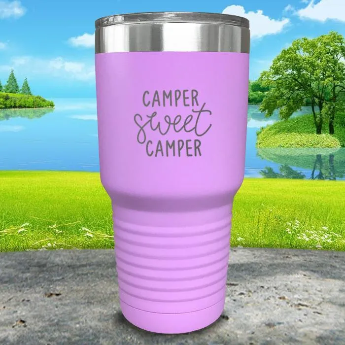 Camper Sweet Camper Engraved Tumbler