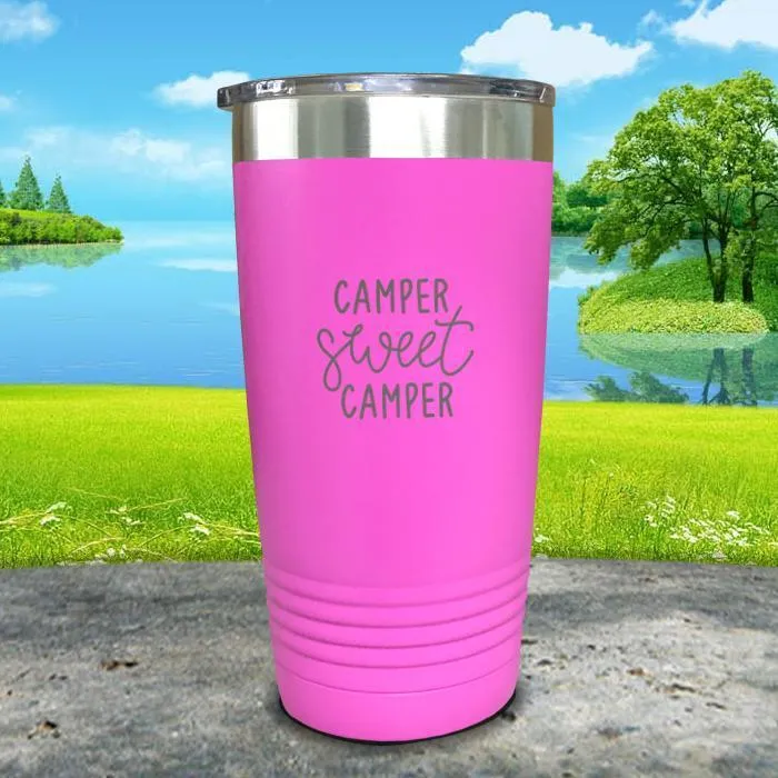 Camper Sweet Camper Engraved Tumbler