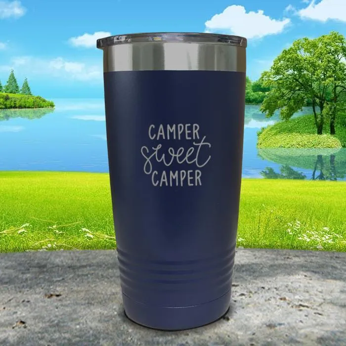 Camper Sweet Camper Engraved Tumbler
