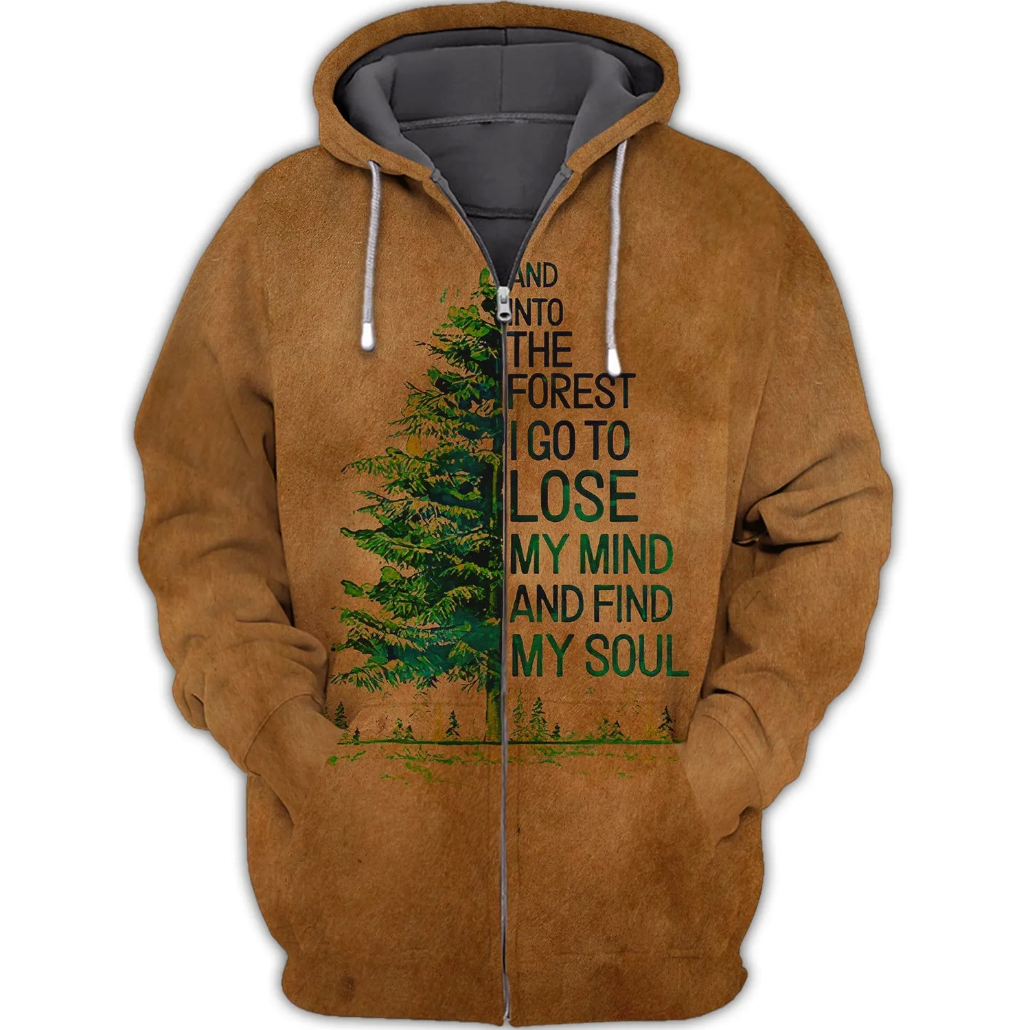 Camping - 3D Zipper hoodie 1269 - TD96