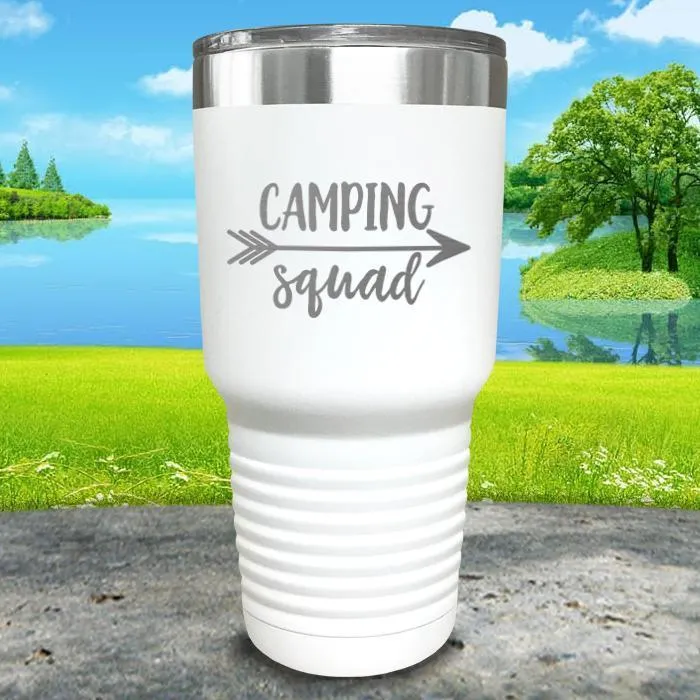 Camping Squad Engraved Tumbler