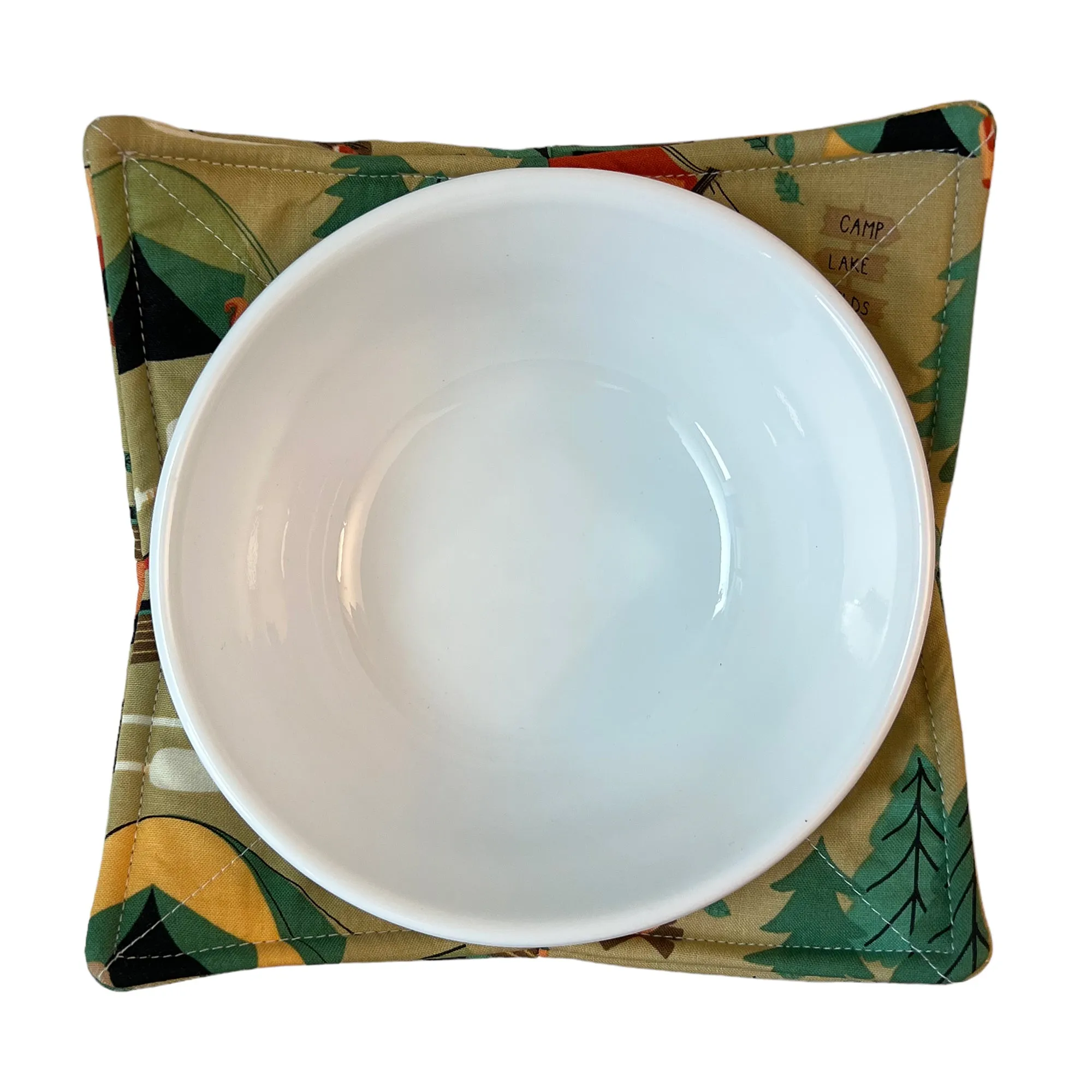 Camping Trip Microwave Bowl Cozy