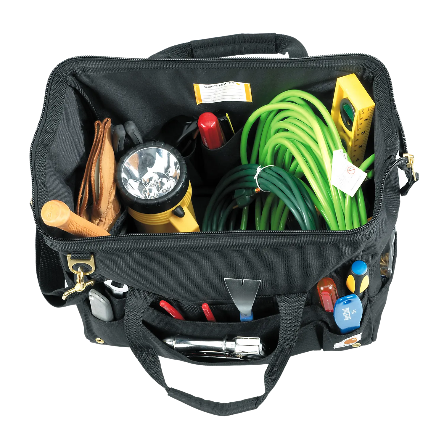Carhartt 16-inch 30 Pocket Heavyweight Tool Bag - Black