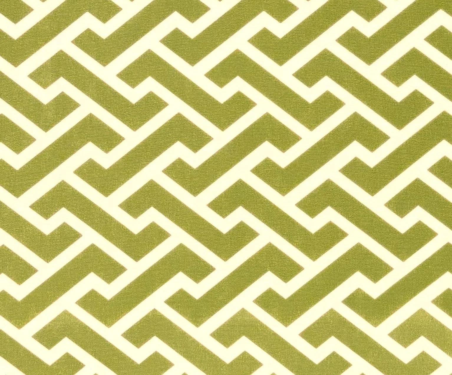 China Seas Fabric: Aga Reverse - Custom Jungle Green on White Suncloth (OUTDOOR)