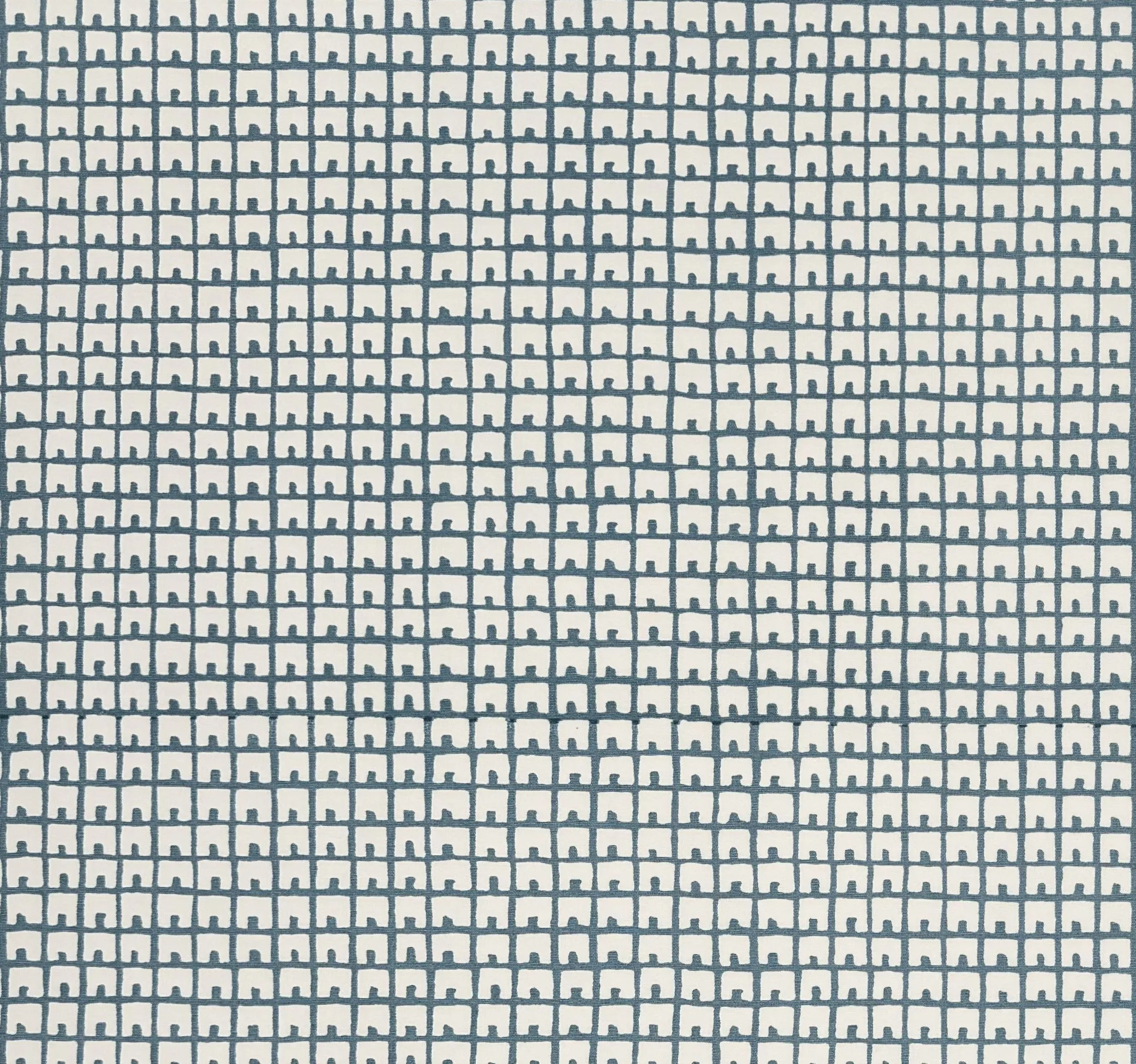 China Seas Fabric: Fez Background - Custom Blue on White Suncloth