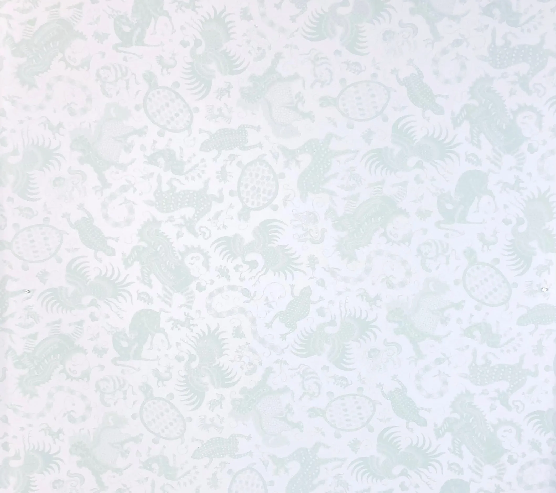 China Seas Fabric: Indramayu - Custom Crystalline on White Suncloth