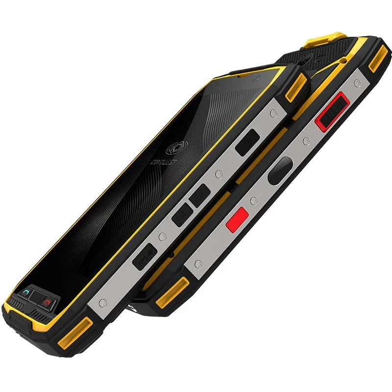 Conquest S11 Shockproof Smartphone IP68 Waterproof 6GB RAM 128GB ROM 7000mAh PTT NFC Phone Yellow