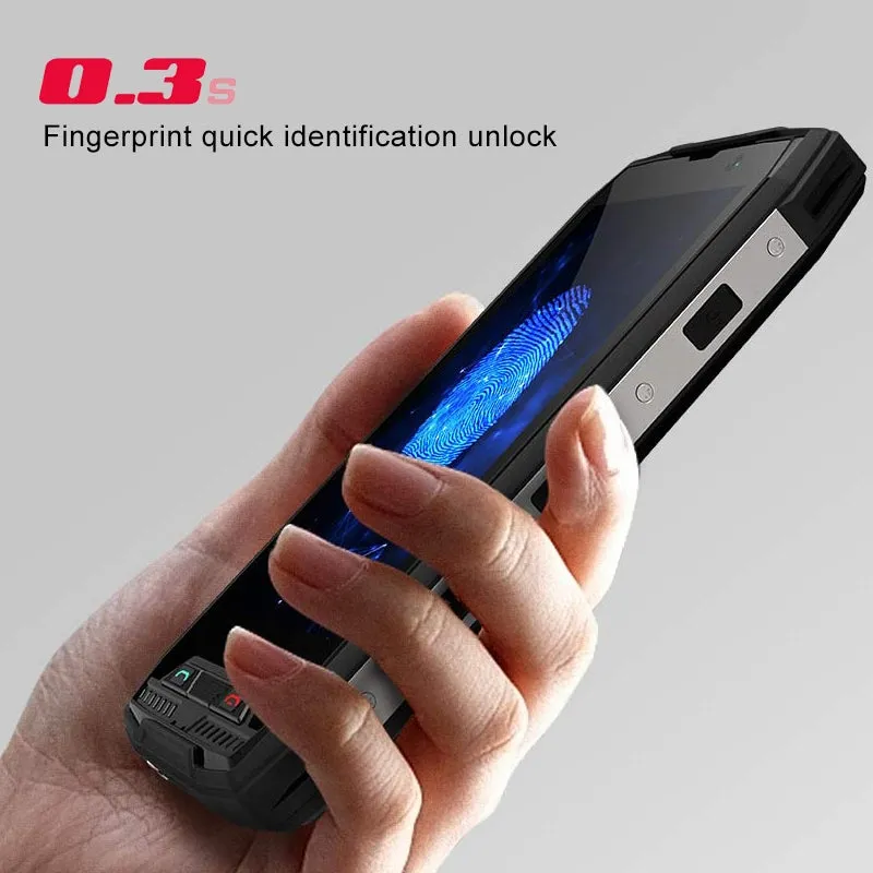 Conquest S11 Shockproof Smartphone IP68 Waterproof 6GB RAM 128GB ROM 7000mAh PTT NFC Phone Yellow