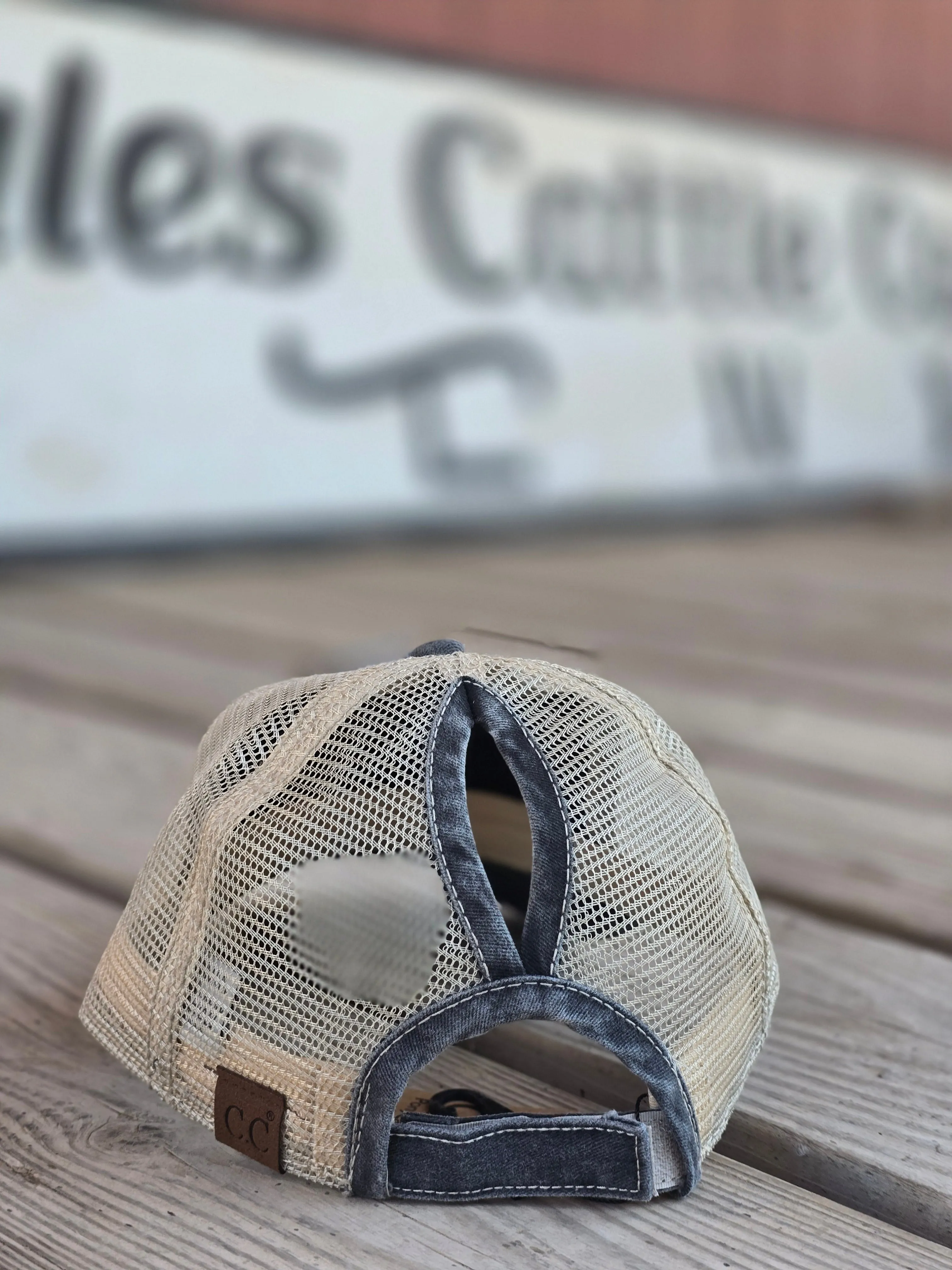 Cowboy Killer Ponytail Hat