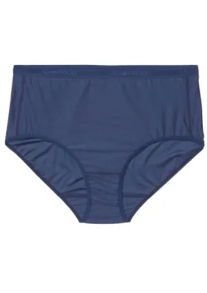 Culotte Taille Haute Give-N-Go 2.0 Taille Plus (Bleu) d'Exofficio