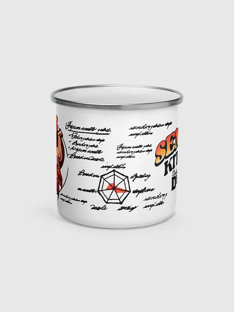 Delicious in Dungeon Senshi's Kitchen Enamel Camper Mug