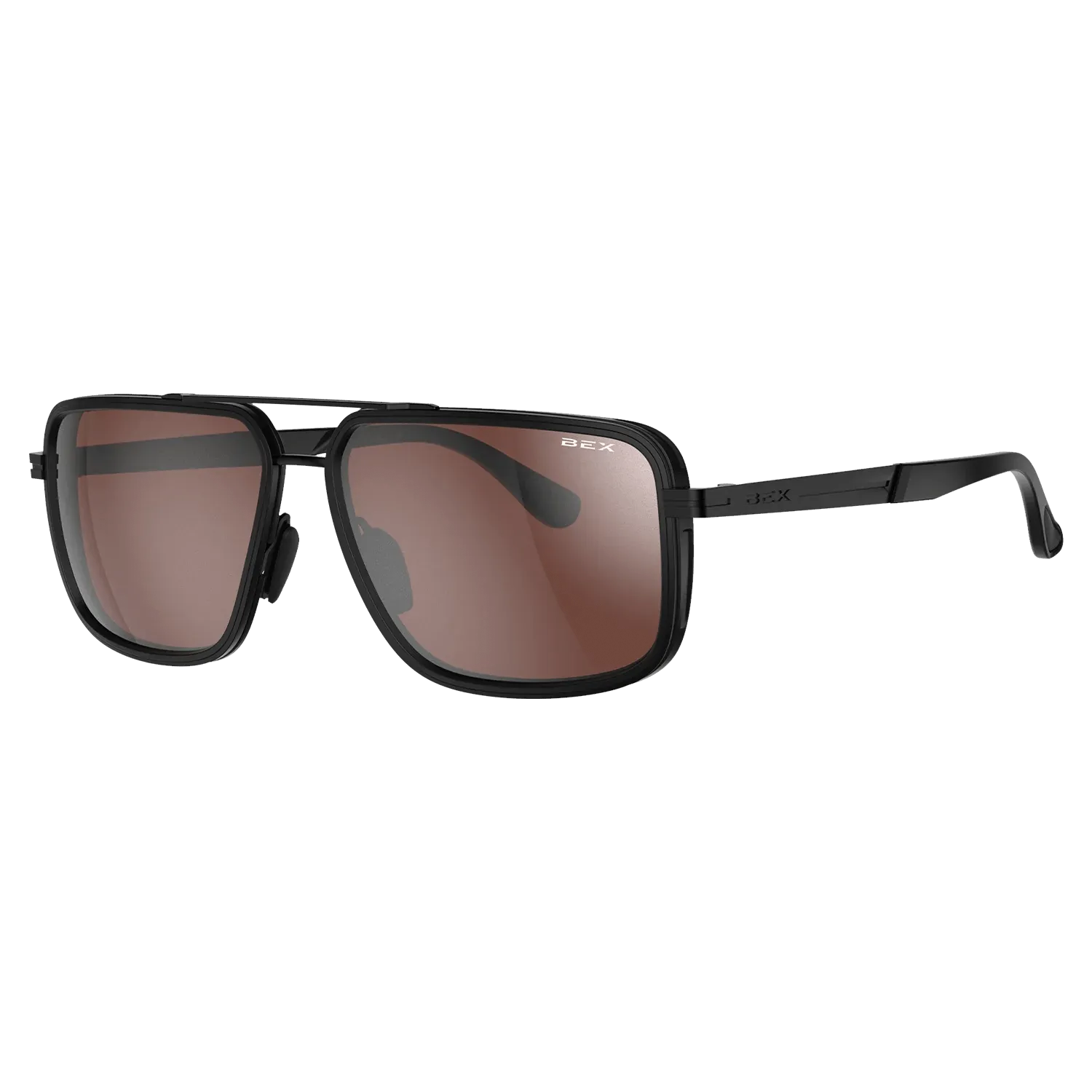 DUSK BK/BN/SILVER SUNGLASSES