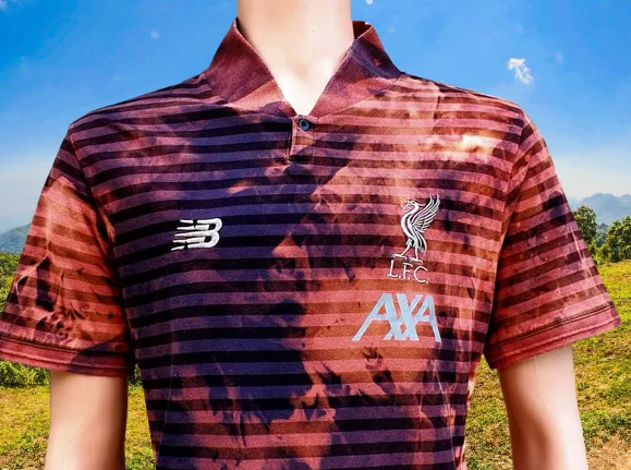 ENGLISH PREMIER LIVERPOOL FC 2019-2020 TREBLE NEW BALANCE OUTDOOR TRAVEL POLO SHIRT  XL # SLN862 MT931018