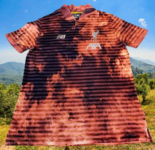 ENGLISH PREMIER LIVERPOOL FC 2019-2020 TREBLE NEW BALANCE OUTDOOR TRAVEL POLO SHIRT  XL # SLN862 MT931018