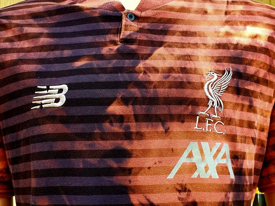 ENGLISH PREMIER LIVERPOOL FC 2019-2020 TREBLE NEW BALANCE OUTDOOR TRAVEL POLO SHIRT  XL # SLN862 MT931018